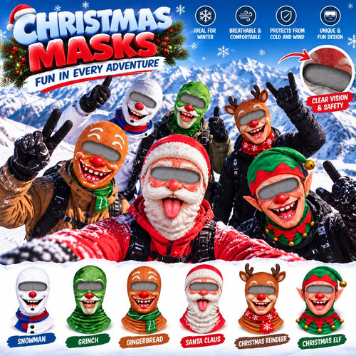 SnowFace Xmas Crew pasamontañas navideños
