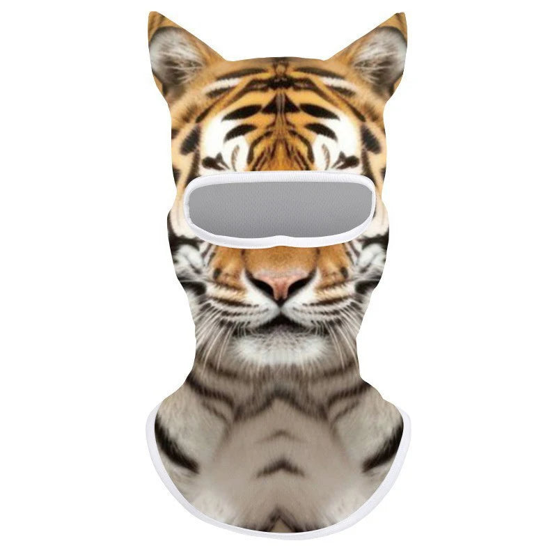 SnowFace Wild – Bivakmuts met 3D-dierenprint