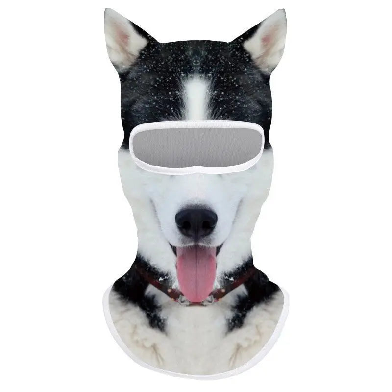 SnowFace Wild – Bivakmuts met 3D-dierenprint