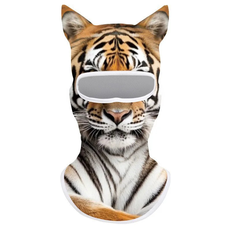 SnowFace Wild – Bivakmuts met 3D-dierenprint